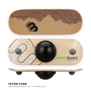 Whirly Desk Rider | Wide Standing Desk Balance Board