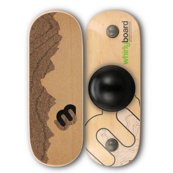 Whirly Desk Rider | Wide Standing Desk Balance Board
