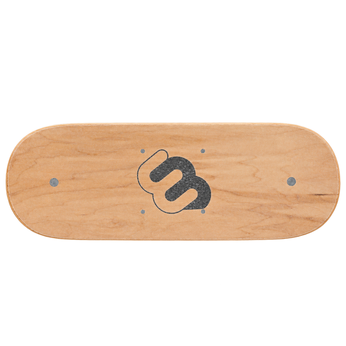 Whirly Desk Rider | Wide Standing Desk Balance Board — Skateboard Grip Tape — transparent product image