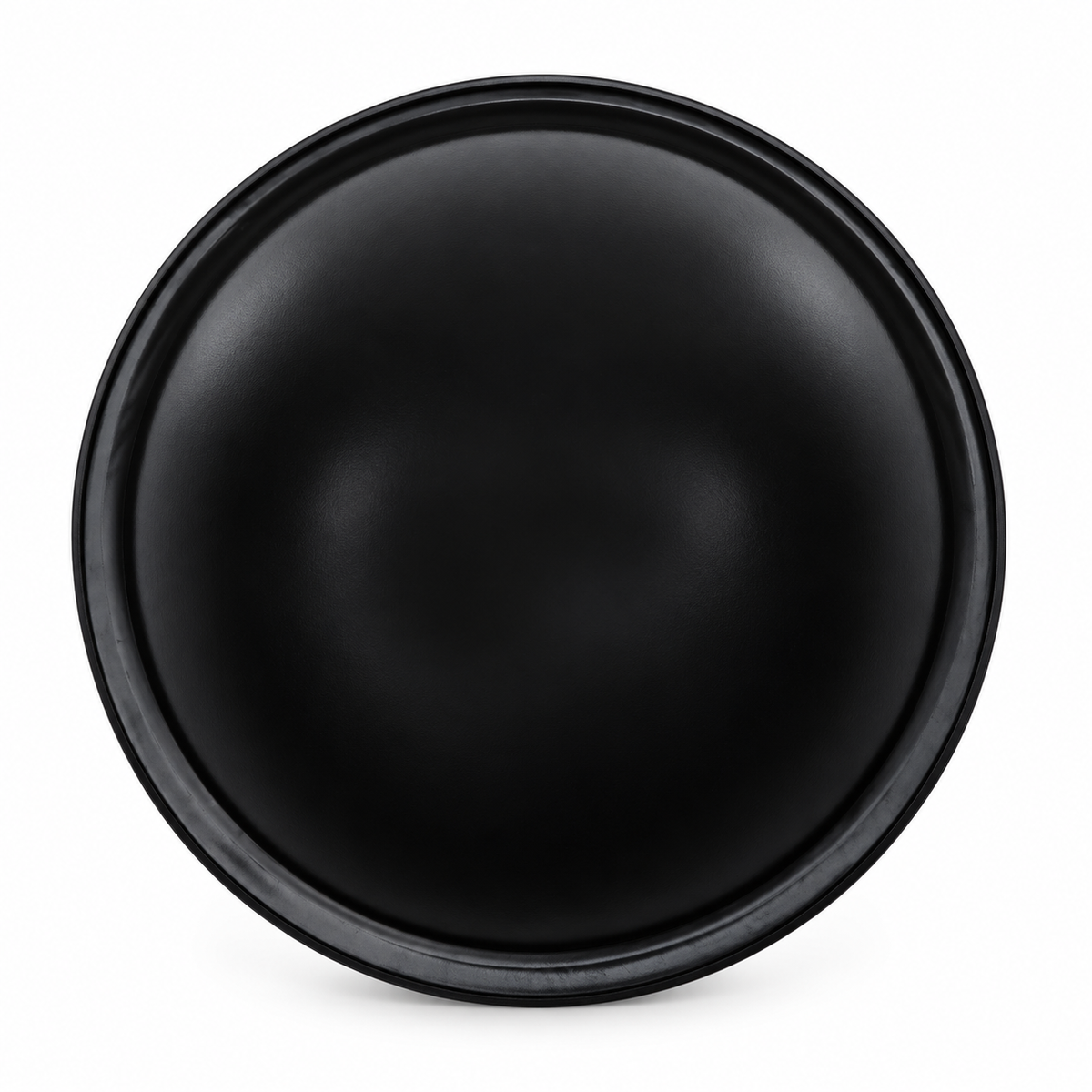 Whirly Original Black Ball showing its smooth black surface and circular rim