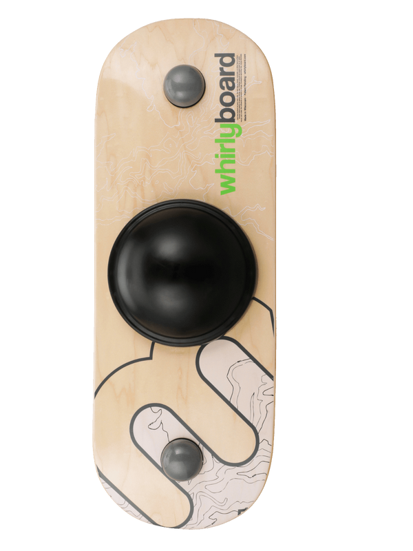 Whirly Board Desk Rider balance board bottom view