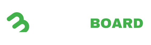Green WB and whirly board logo on a white background with the words Balance, Performance and 360˚ motion.