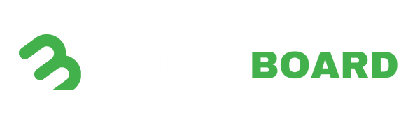 Green WB and whirly board logo on a white background with the words Balance, Performance and 360˚ motion.