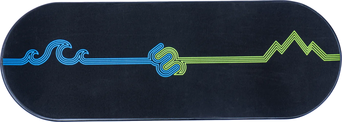 Foundation Deck with colored wave and peak CloudGrip