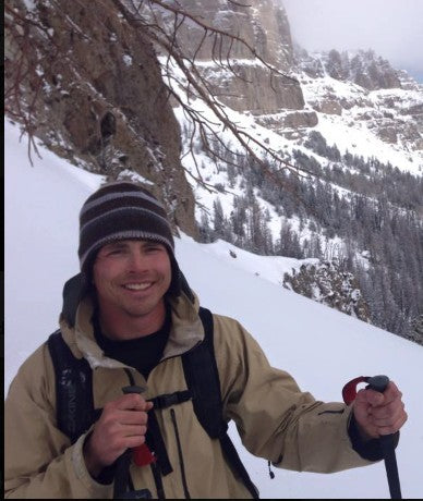 Erik out west during the 2014–15 ski season