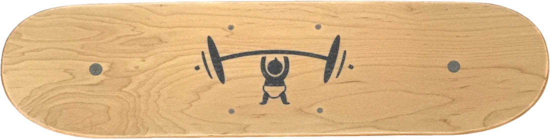 Custom gym logo board
