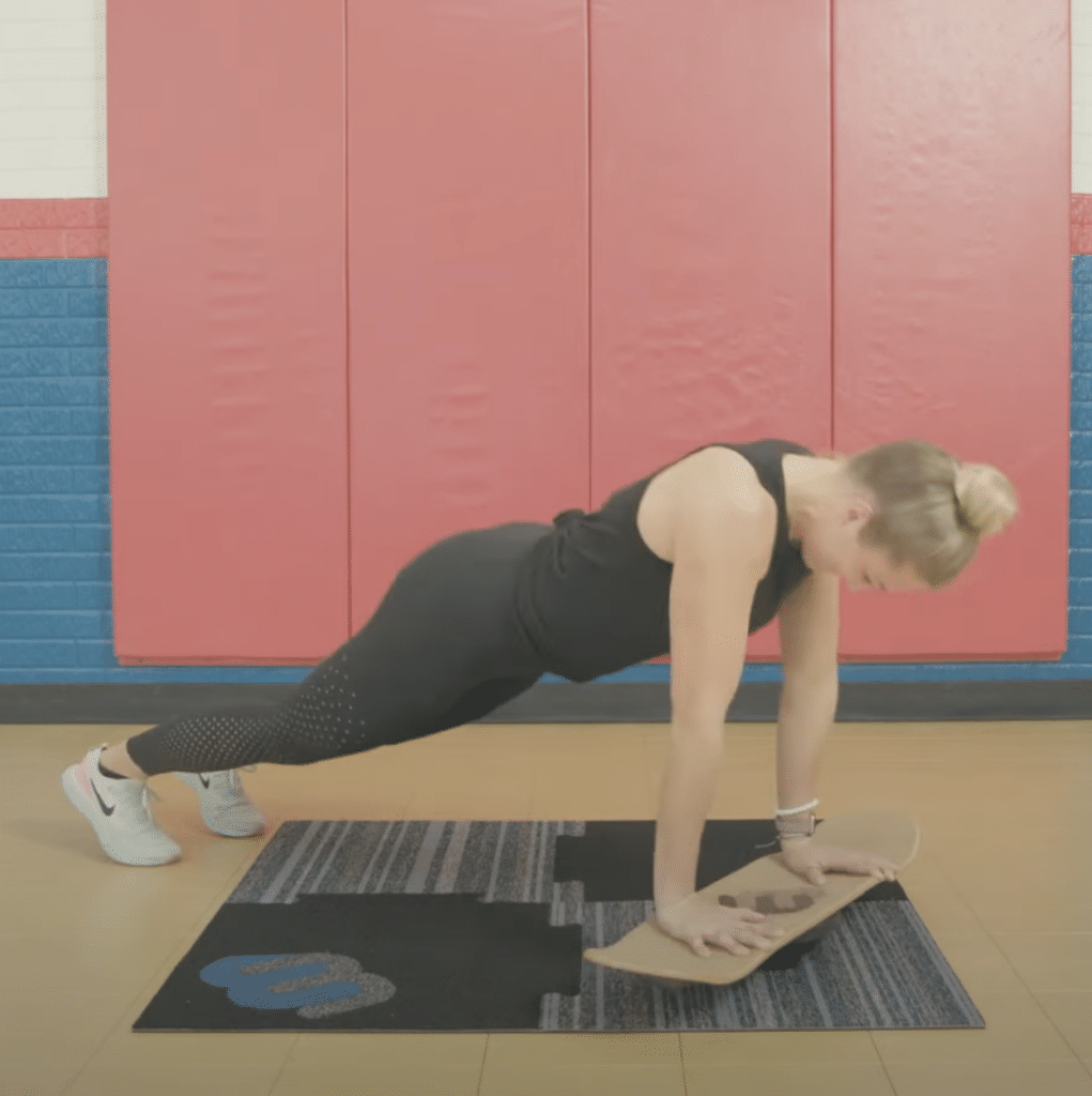 3 Effective Balance Board Workouts - Whirly Board Pushup Exercise - Whirly Board