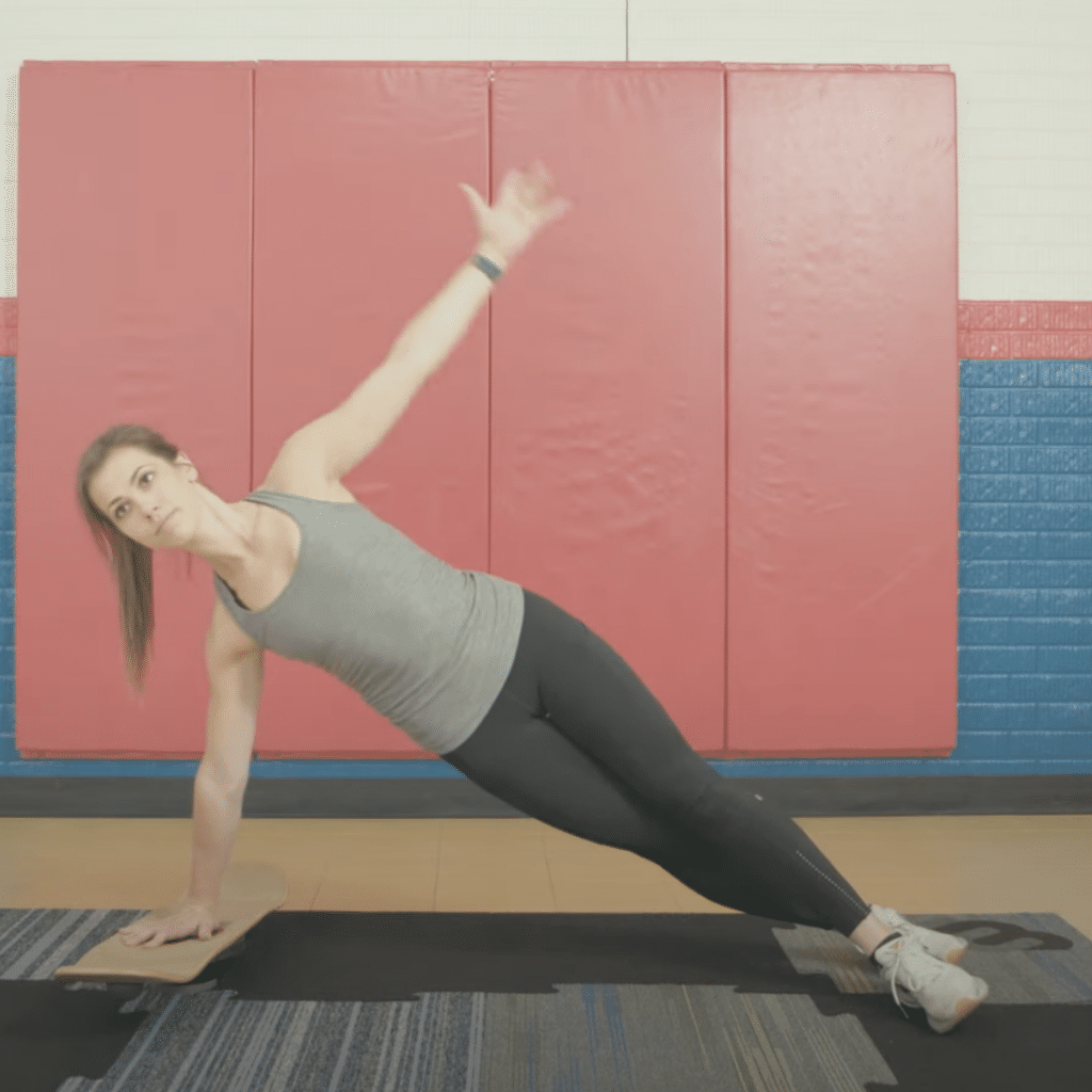 3 Effective Balance Board Workouts - Whirly Board Side Plank Workout - Whirly Board