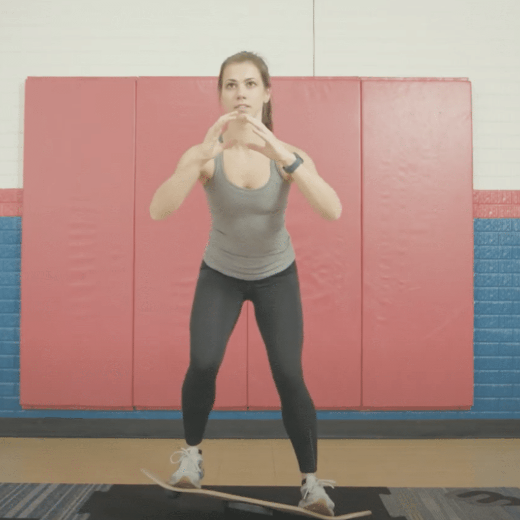 3 Effective Balance Board Workouts - Whirly Board Squat Workout - Whirly Board