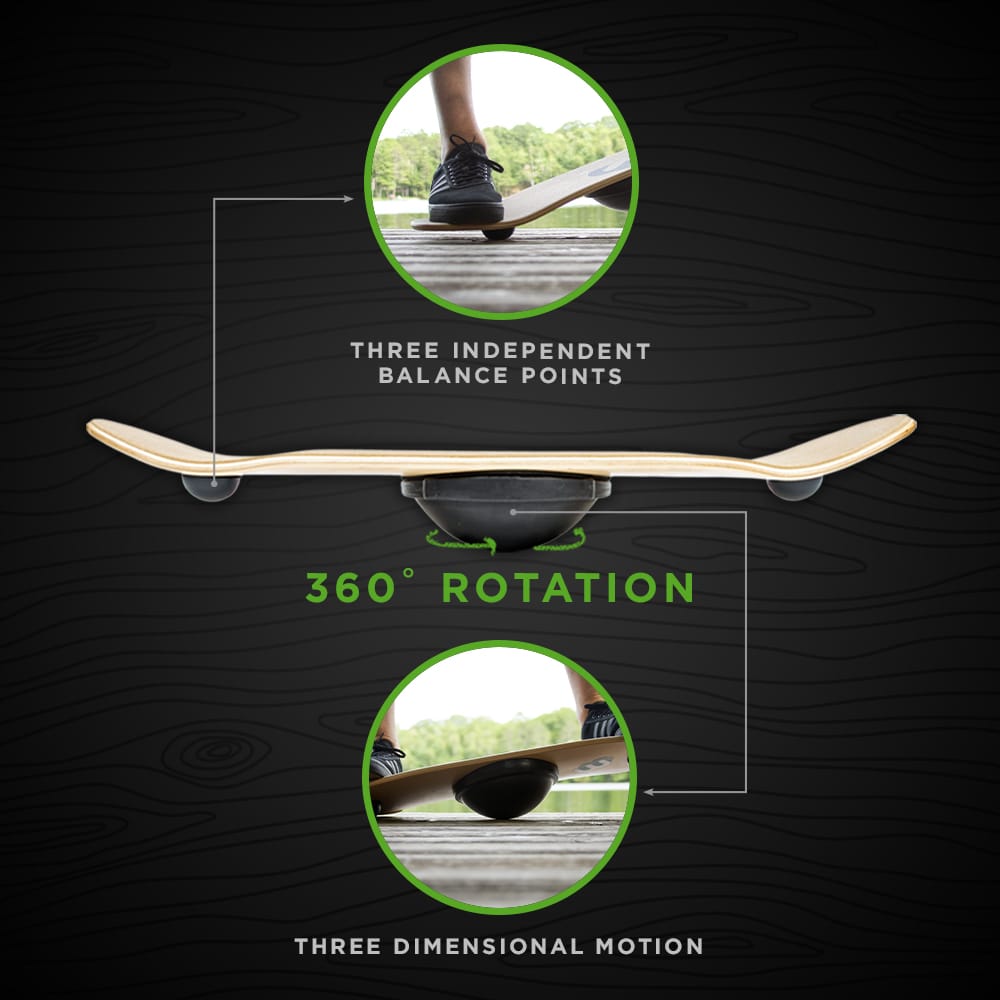 Original Whirly Board: Versatile Balance Board Trainer