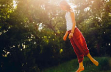 woman balance