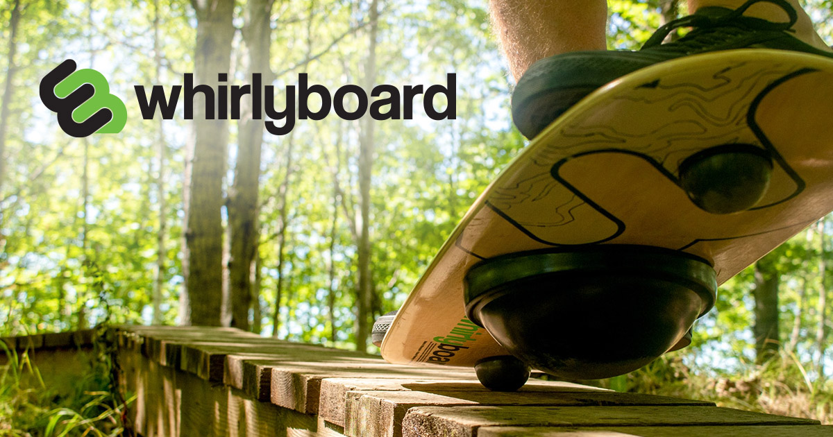 Original Whirly Board: Versatile Balance Board Trainer